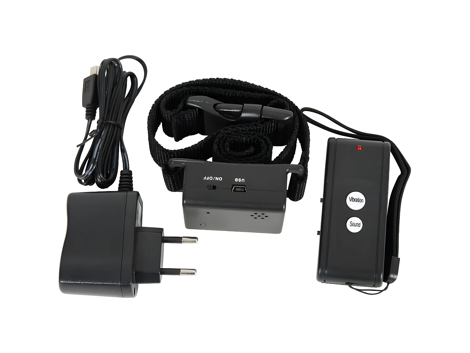 Collier de dressage chien stimulation sons ou vibrations