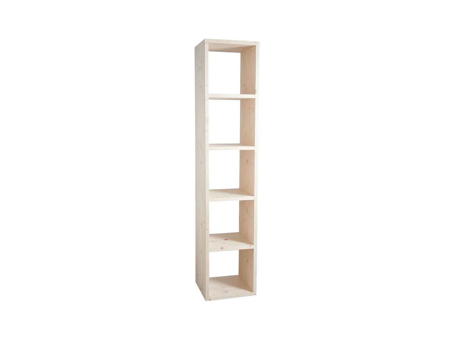 Etagère modulable 5 cases en épicéa 5 cases