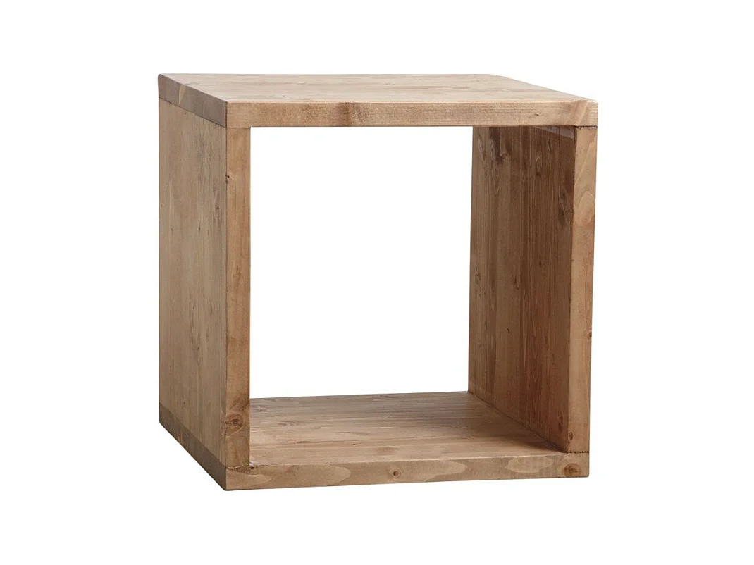 Etagère 1 case en épicéa ciré miel 1 case