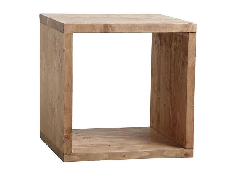 Etagère 1 case en épicéa ciré miel 1 case