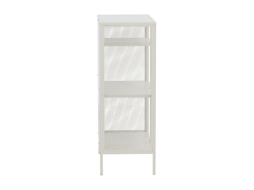 Étagère 3 Niveaux en Métal "Misha" 110cm Blanc