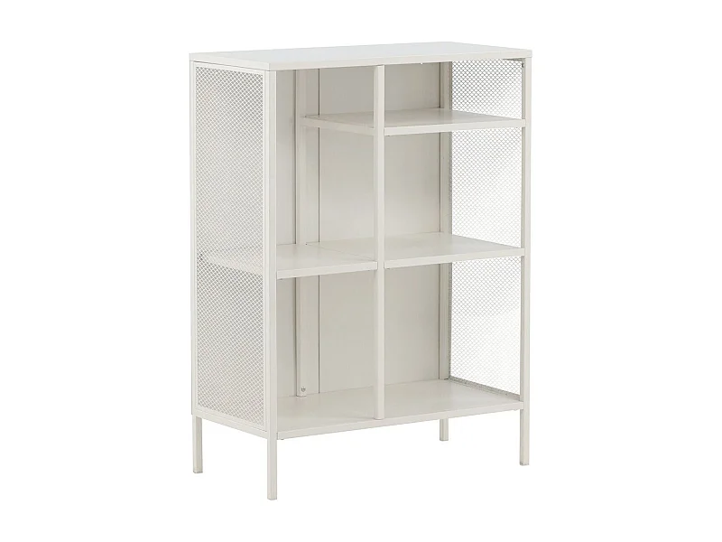 Étagère 3 Niveaux en Métal "Misha" 110cm Blanc
