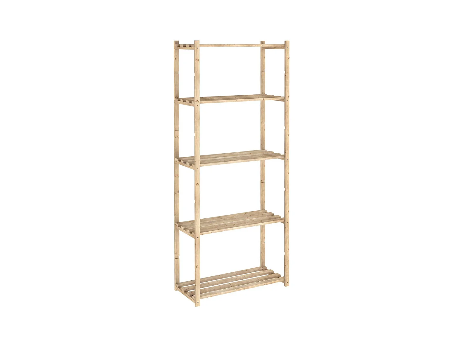 Etagère en kit profondeur 30 cm Natura 5 tablettes