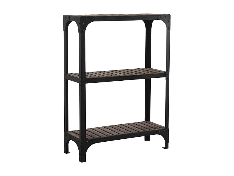 Étagère industrielle bois et métal Loft