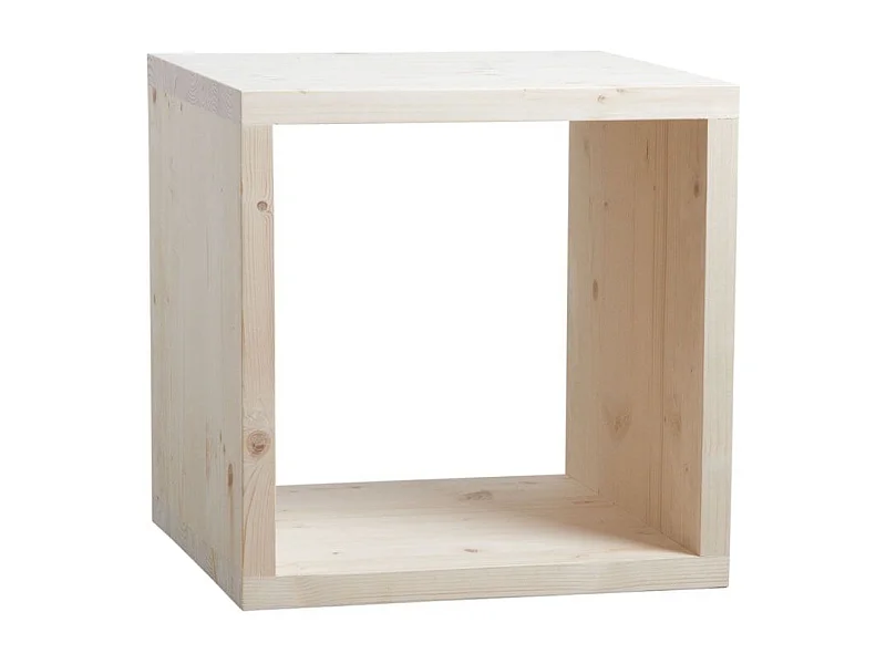 Etagère modulable 1 case en épicéa 1 case