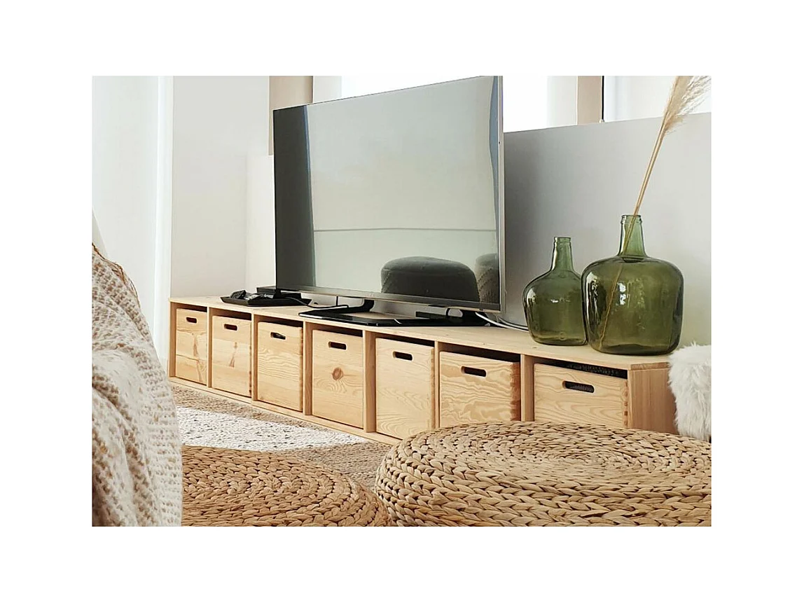 Étagère modulaire en pin massif Dinamic 5 tablettes