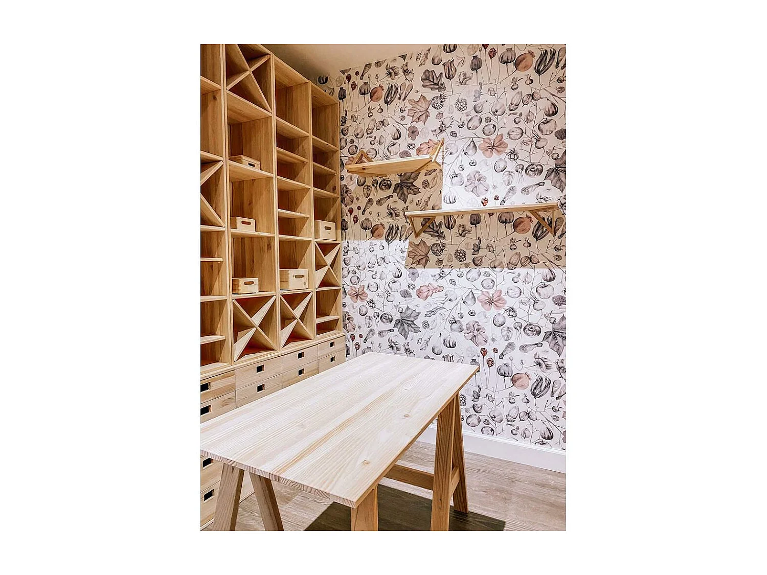 Étagère modulaire en pin massif Dinamic 5 tablettes