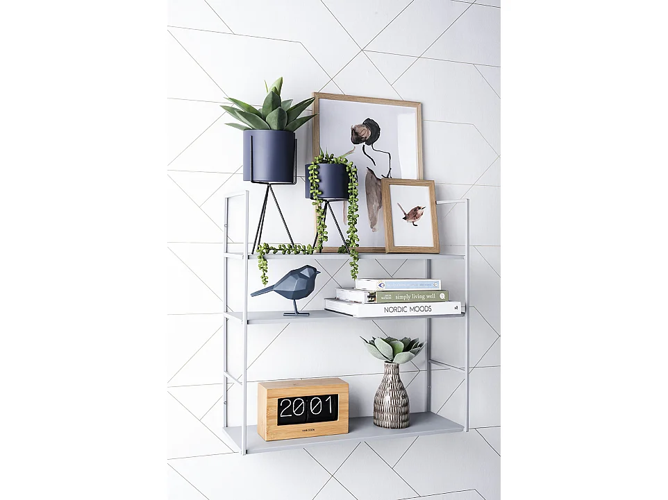 Etagère en métal Wall rack Gris