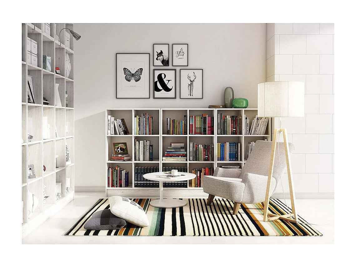 Étagère modulaire en pin massif Dinamic 3 tablettes