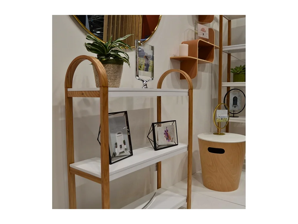 Étagère blanc et naturel Bellwood 3 étagères