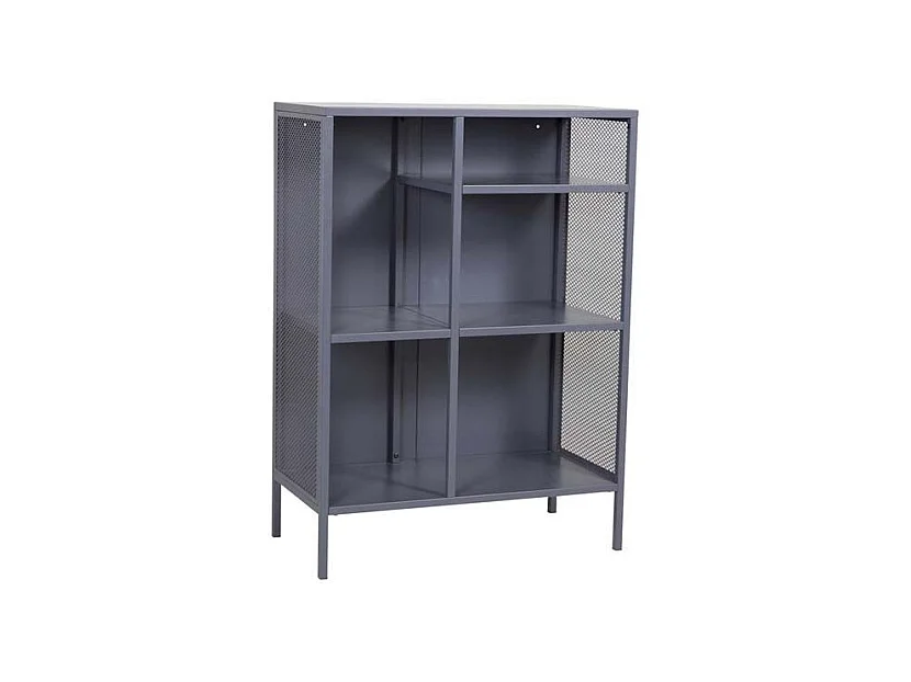 Étagère 3 Niveaux en Métal "Misha" 110cm Gris