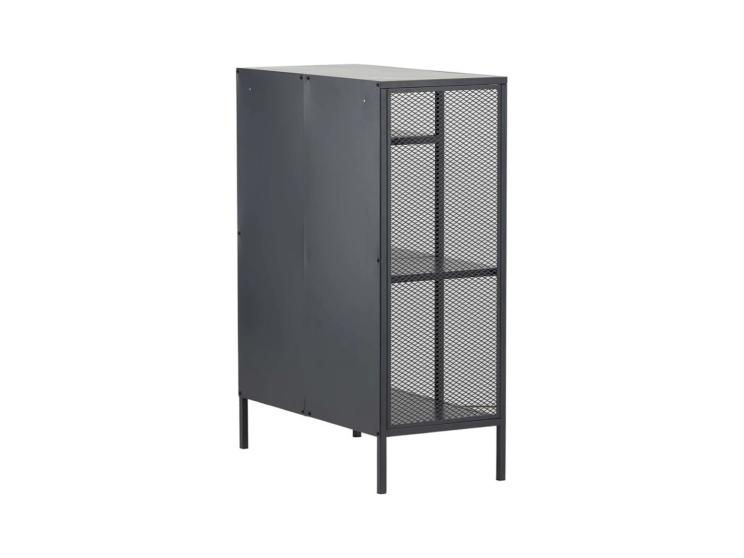 Étagère 3 Niveaux en Métal "Misha" 110cm Gris