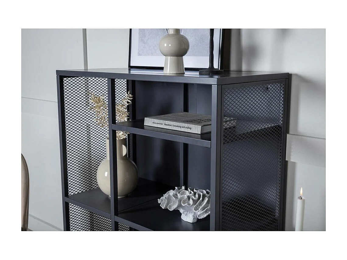 Étagère 3 Niveaux en Métal "Misha" 110cm Gris