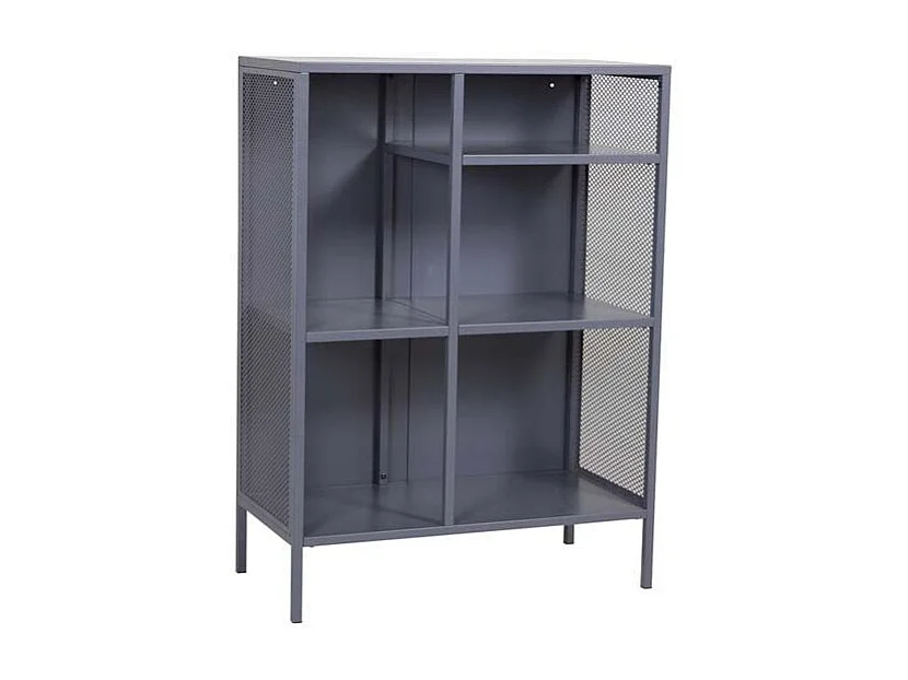 Étagère 3 Niveaux en Métal "Misha" 110cm Gris