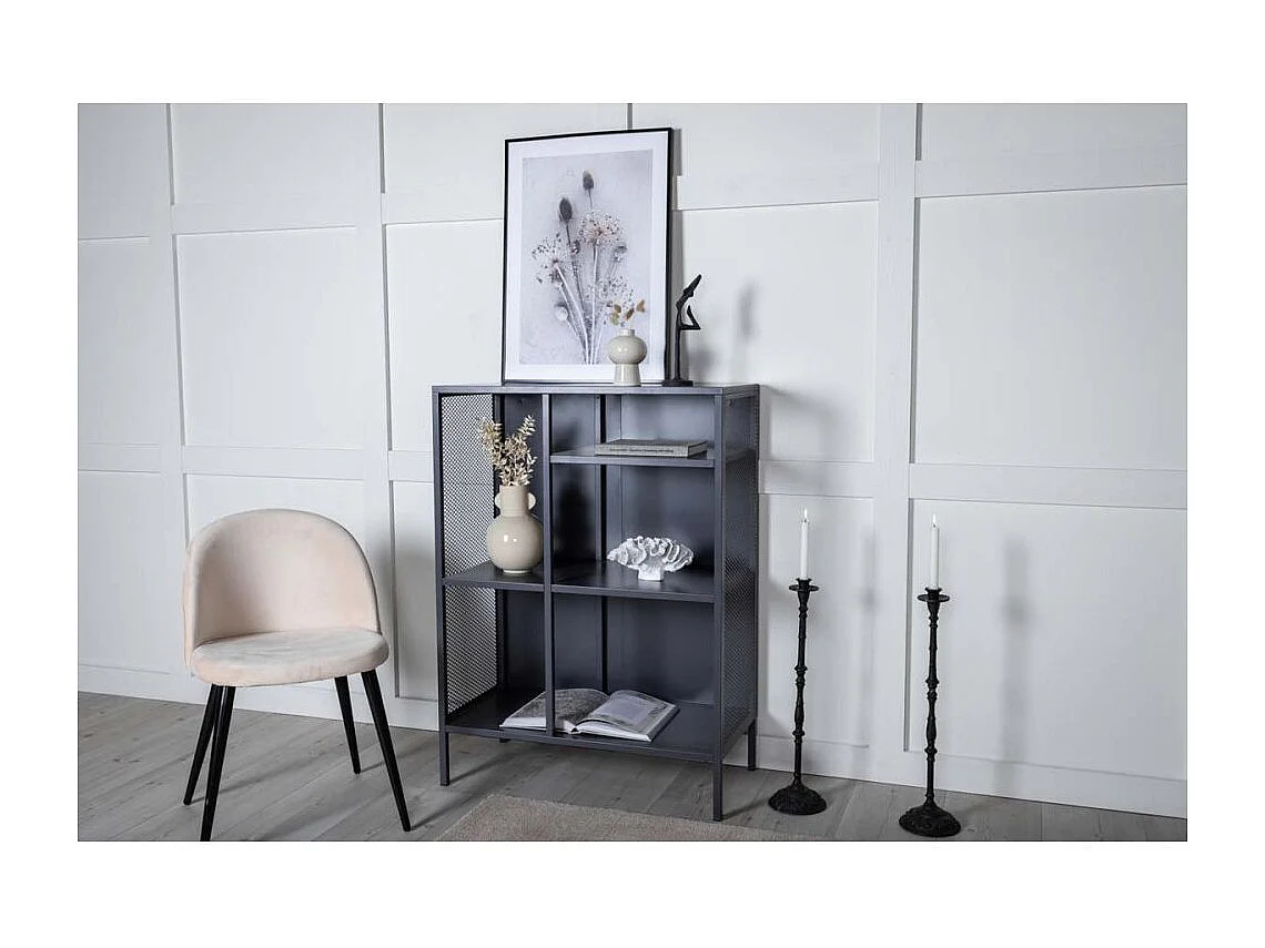 Étagère 3 Niveaux en Métal "Misha" 110cm Gris