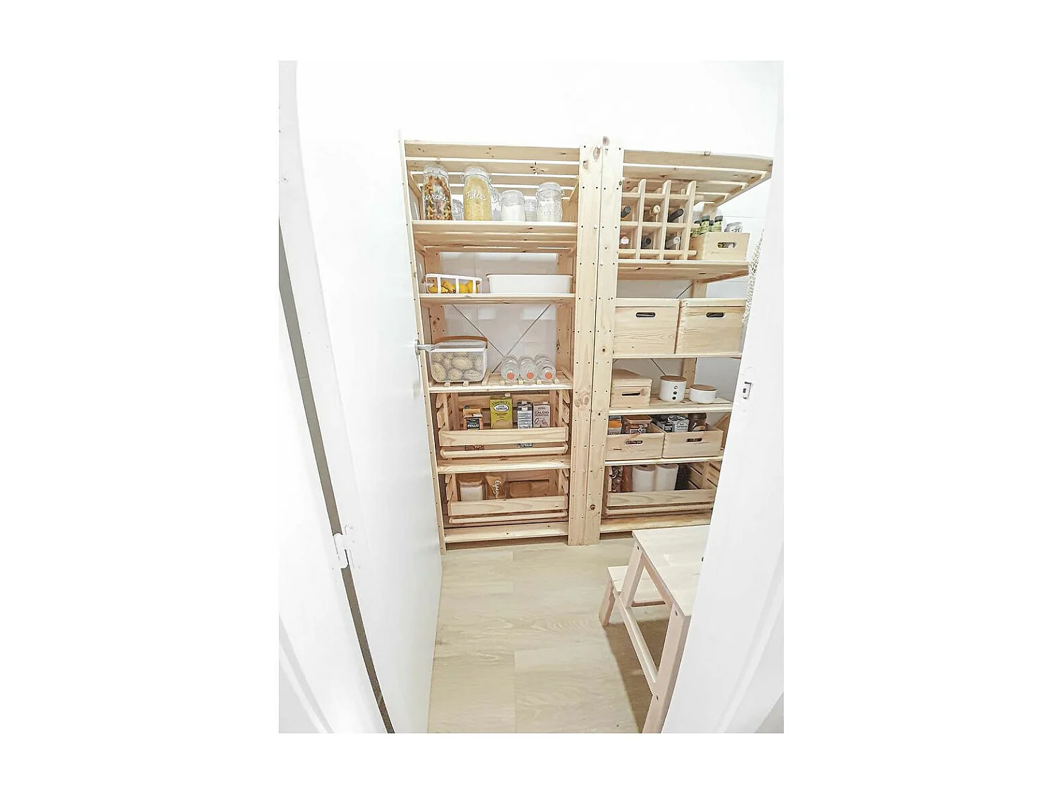 Estantería Evolution de pino macizo de alta resistencia con 3 estantes