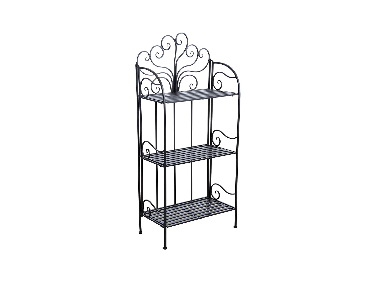Etagère pliante en métal Arabesques 3 tablettes