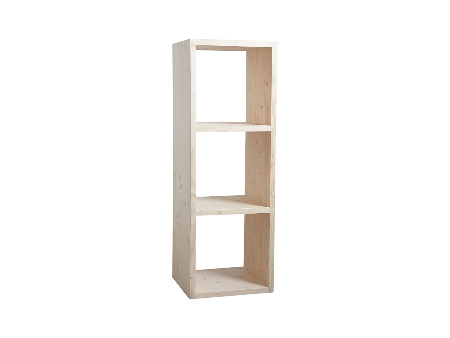 Etagère modulable 3 cases en épicéa 3 cases