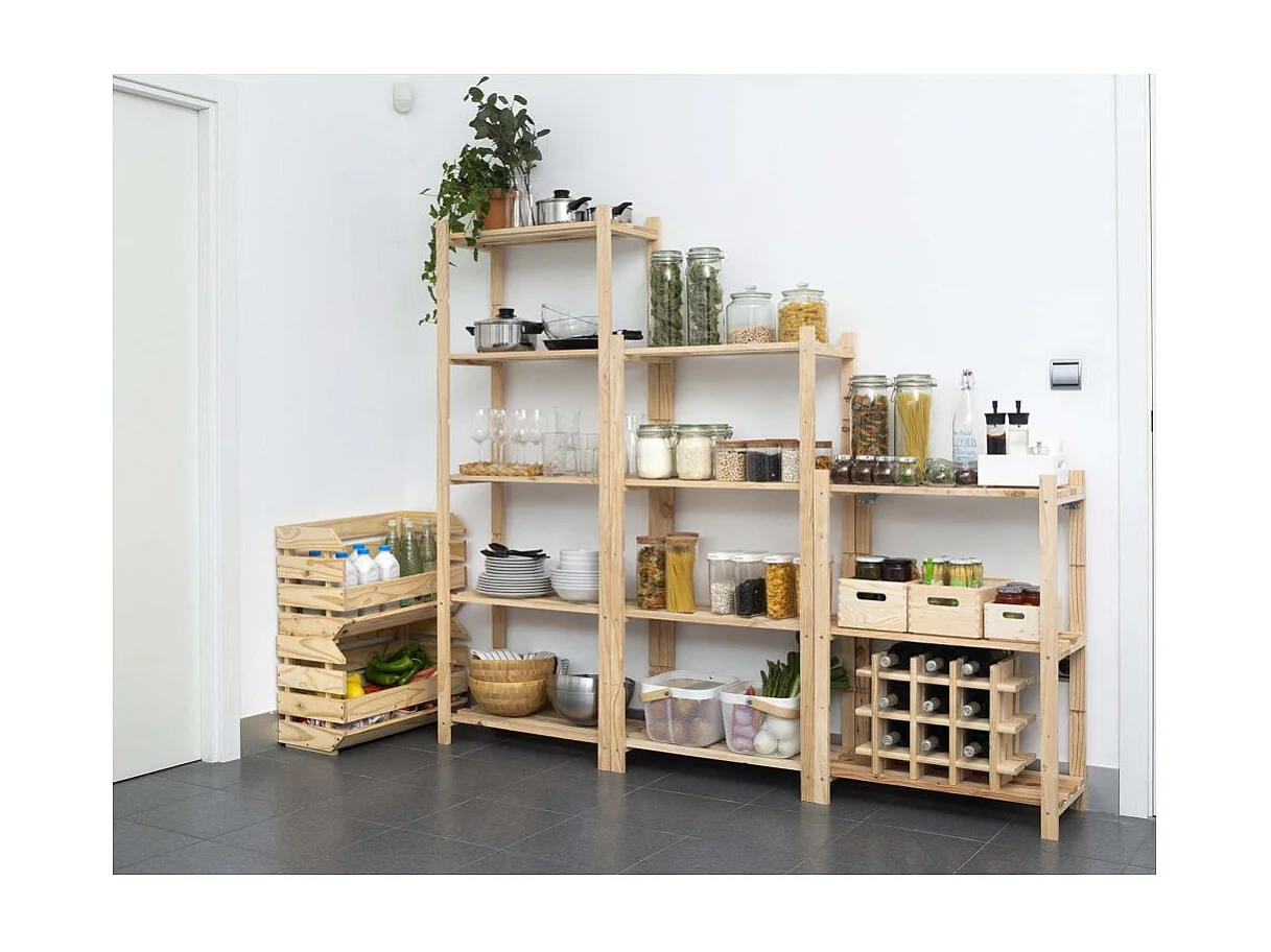 Etagère en kit profondeur 30 cm Natura 4 tablettes