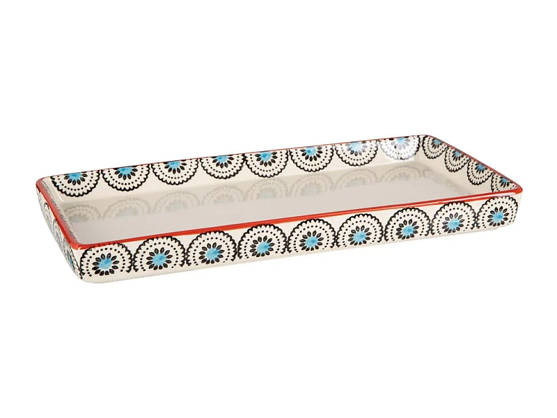 Vassoio in gres 23 x 12 x 2,5 cm Ethno