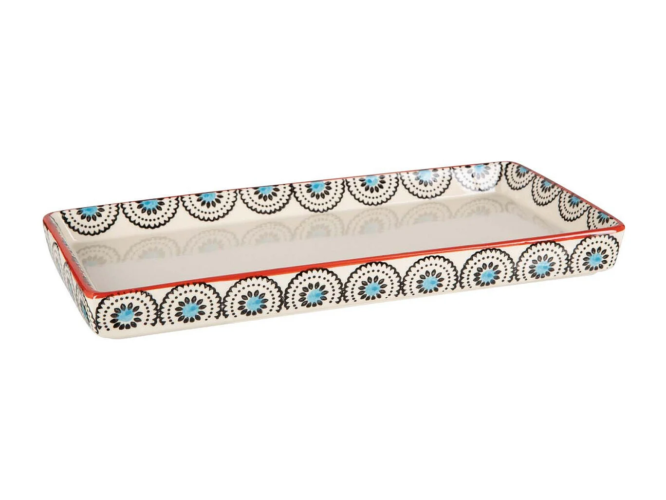 Vassoio in gres 23 x 12 x 2,5 cm Ethno