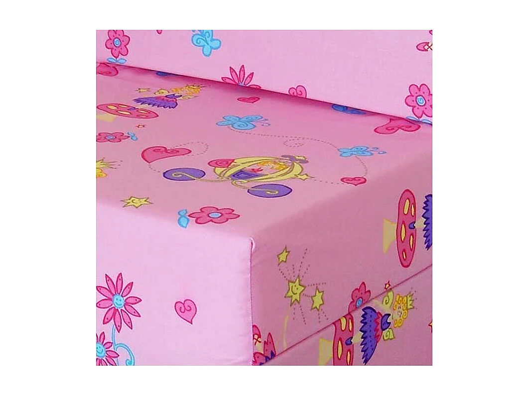 Chauffeuse en tissu à imprimés Princesse