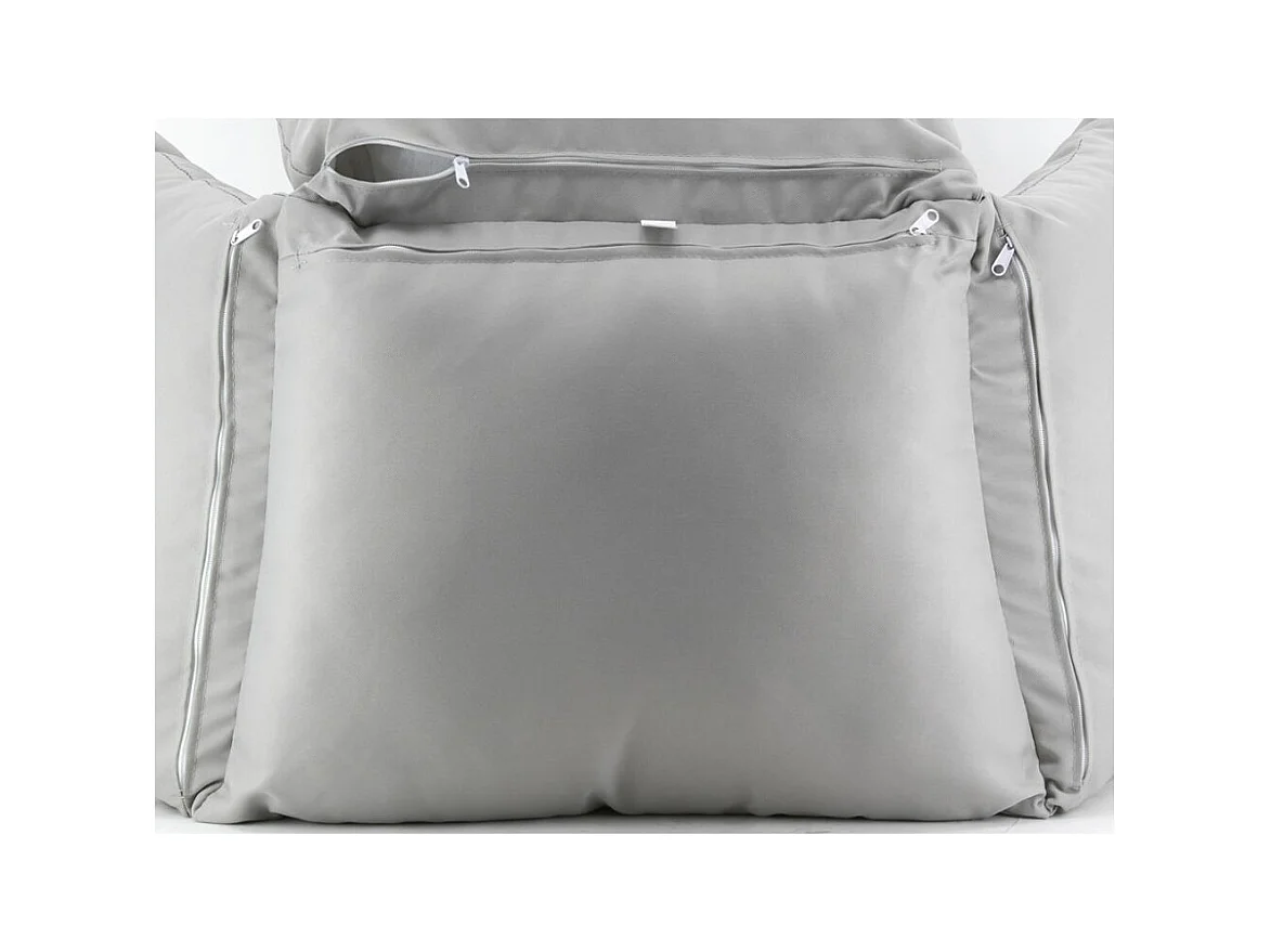 Fauteuil oeuf gris en polyrésine sur pied Lawang