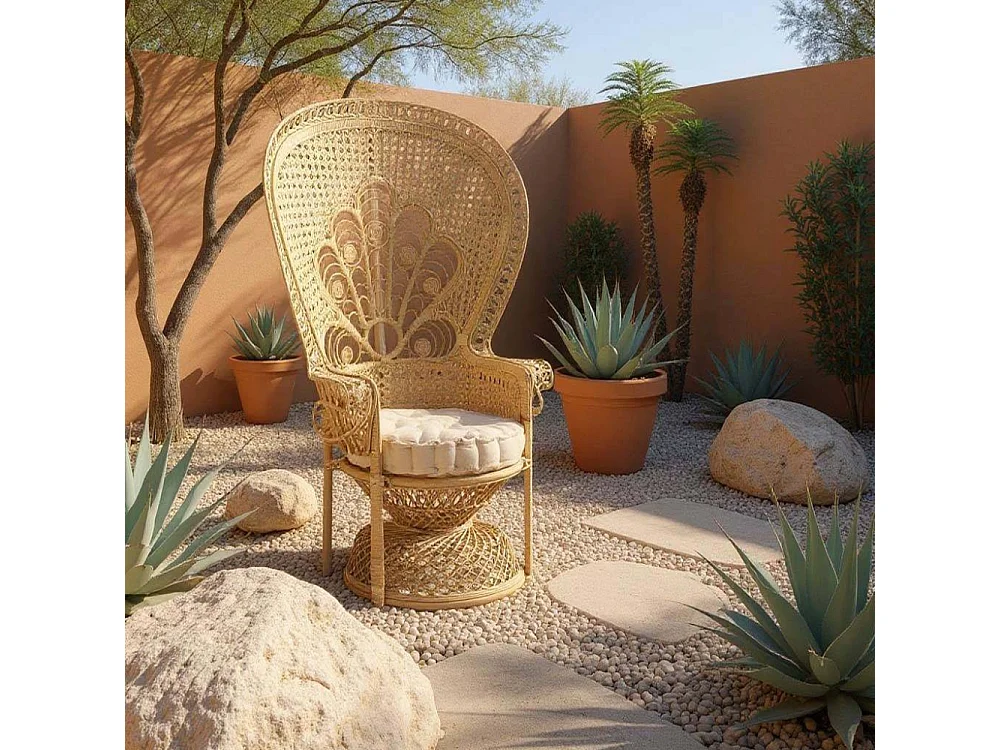 Fauteuil rotin Emmanuelle