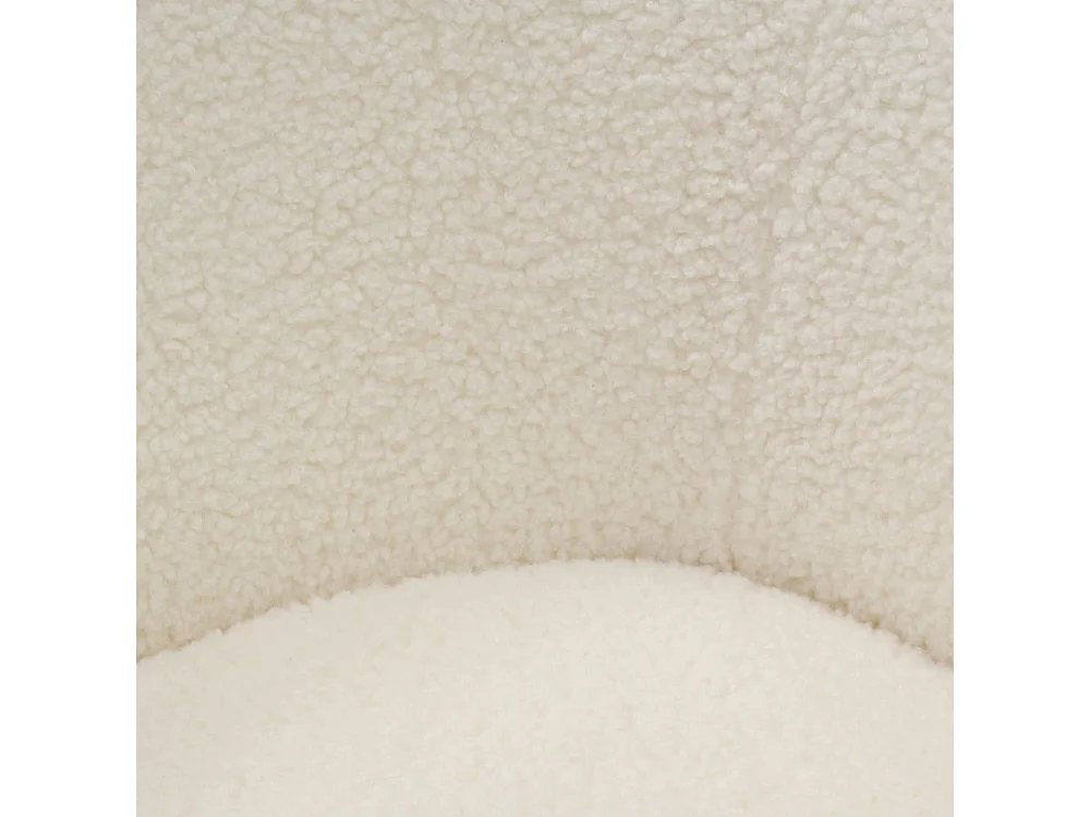 Fauteuil pouf en polyester et bois Nuage