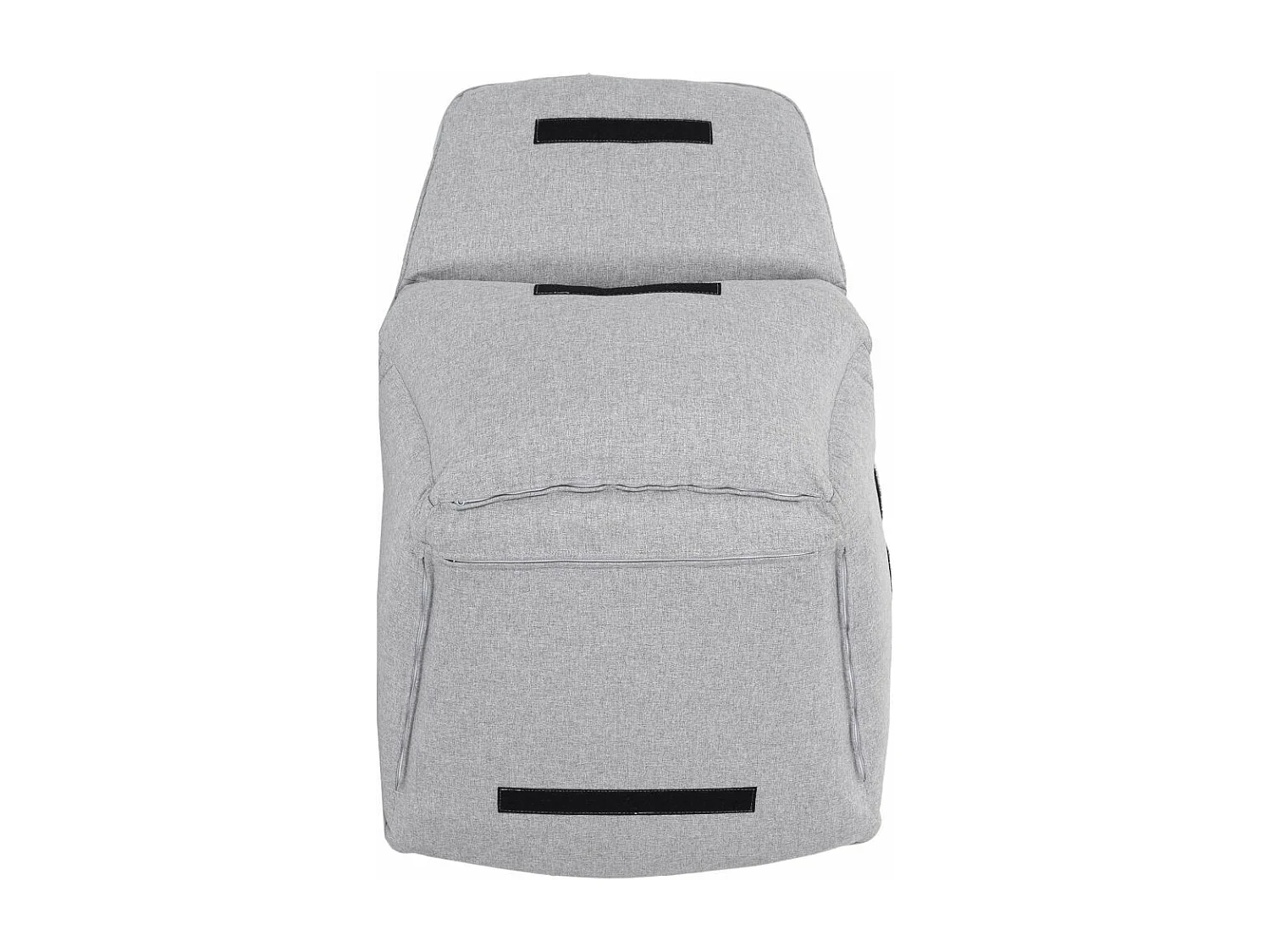 Fauteuil Mora Tissu Gris Gris, Blanc