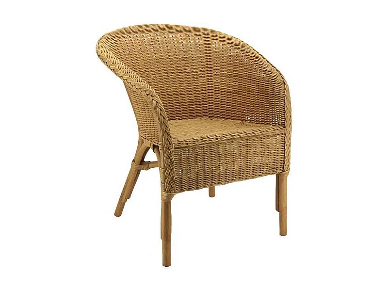 Fauteuil moelle de rotin Coïncidence