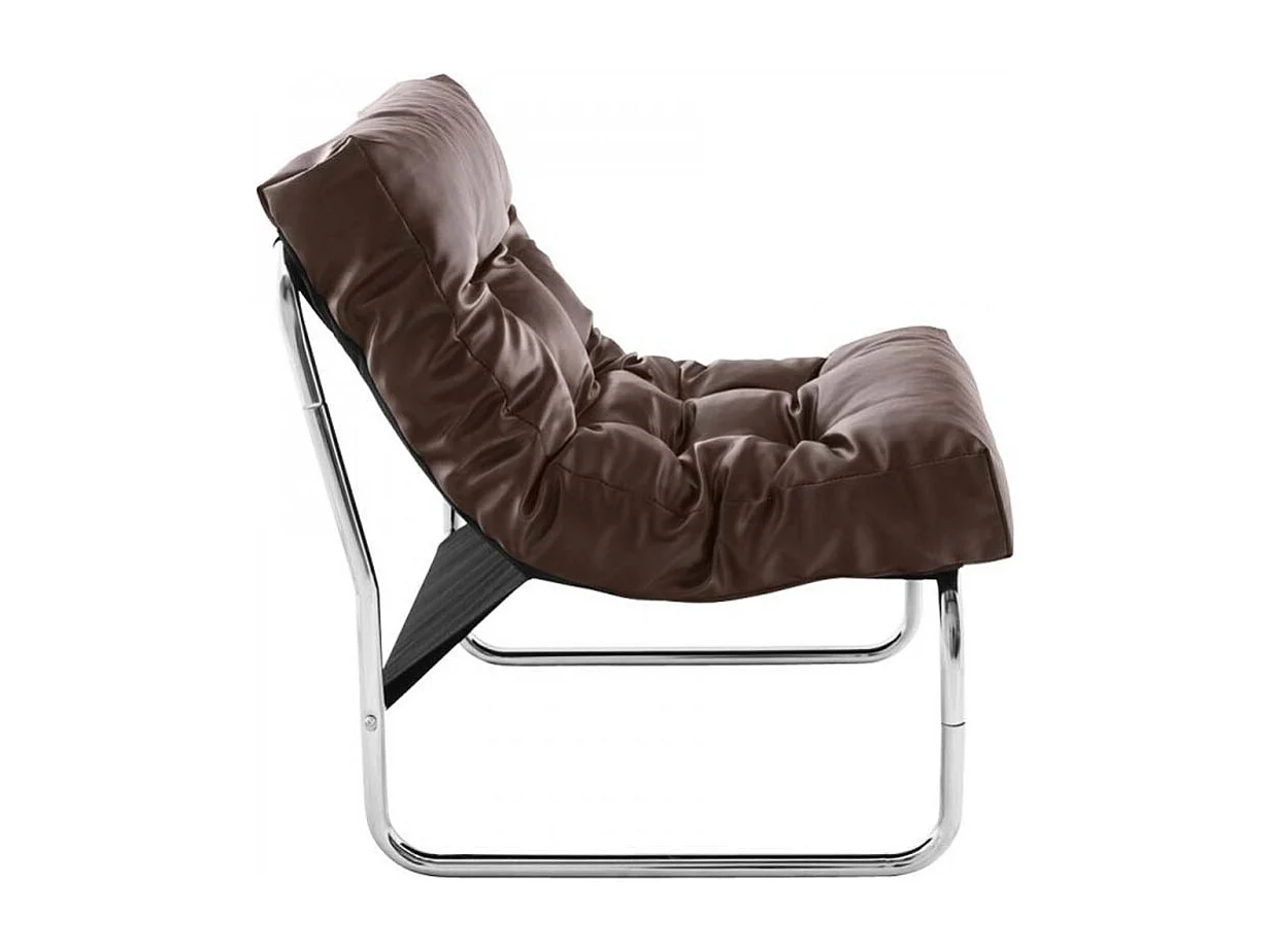 Fauteuil Design "Clip" 76cm Marron