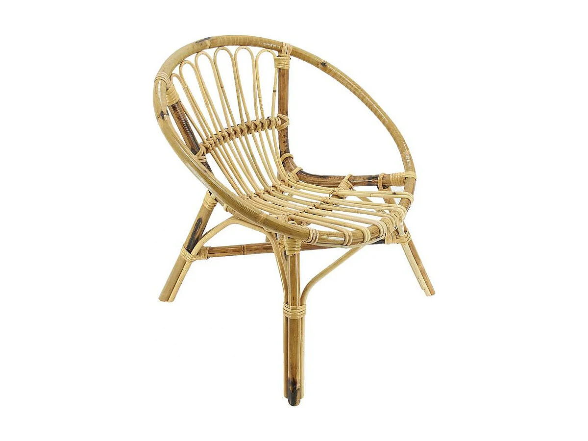 Fauteuil enfant soleil rotin