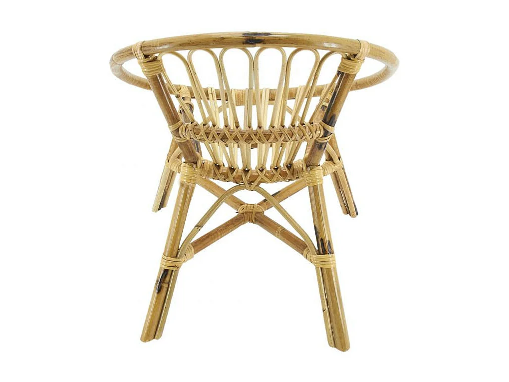 Fauteuil enfant soleil rotin