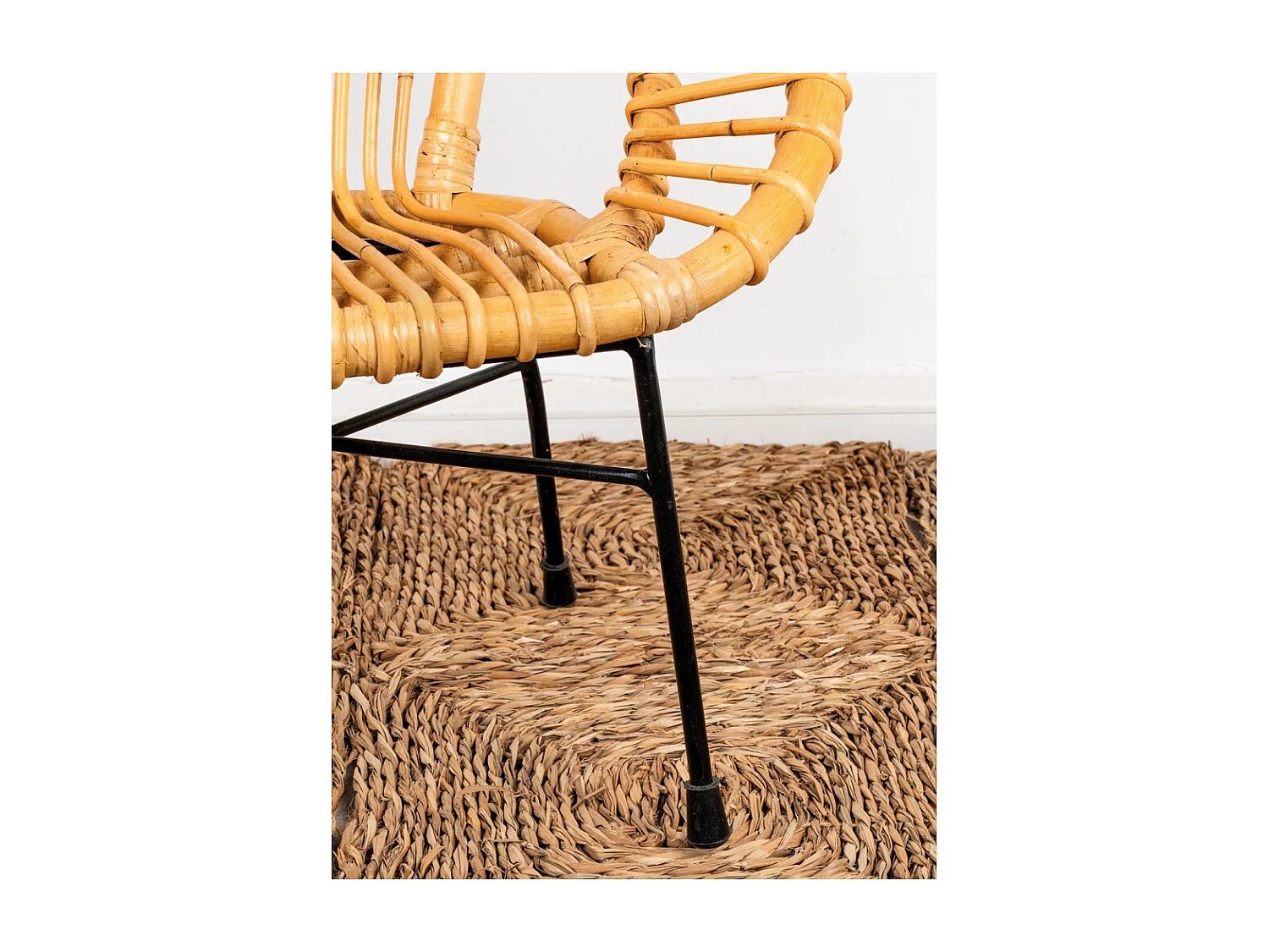 Fauteuil enfant soleil rotin