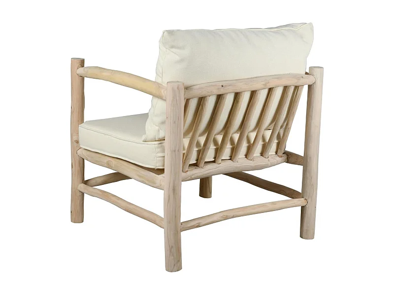 Fauteuil design en teck Arthur