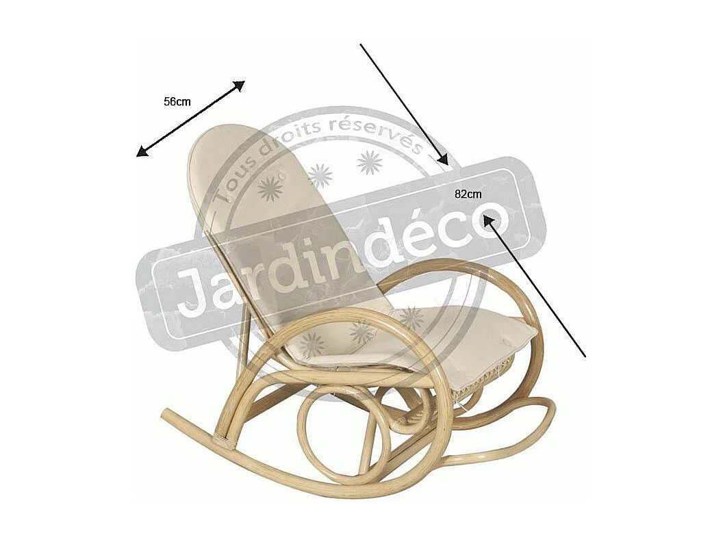 Coussin pour rocking-chair