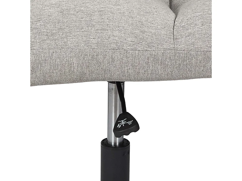 Fauteuil Pivotant Anton Gris Gris, Noir