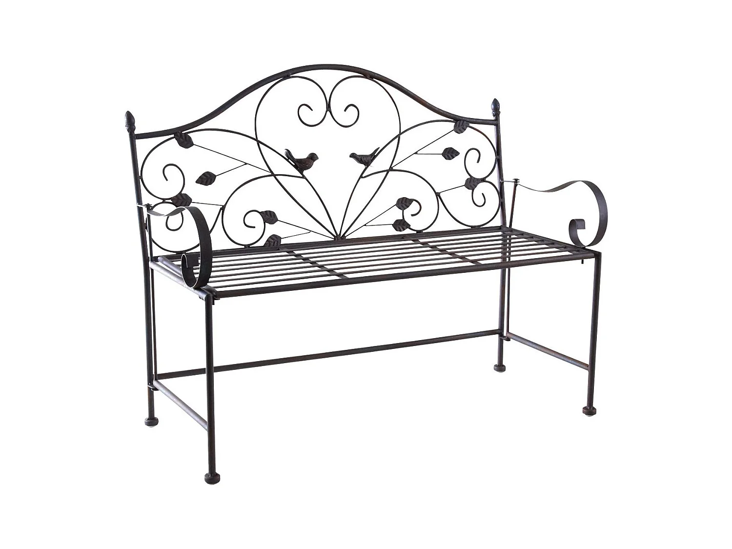 Banc enfant en métal Printemps