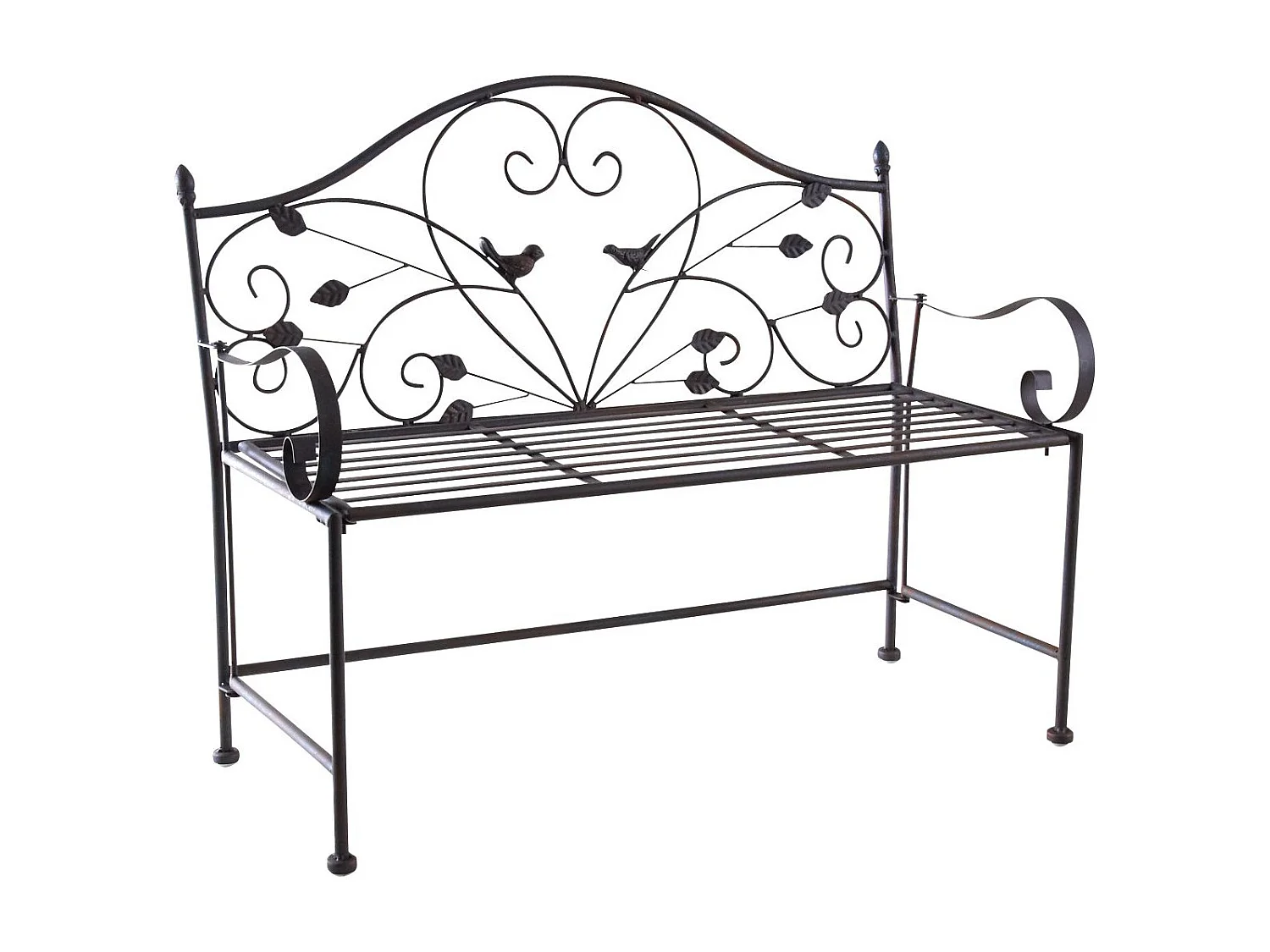Banc enfant en métal Printemps