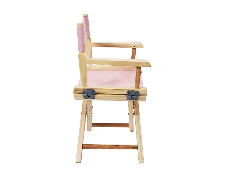 Chaise Directeur Enfant Rose