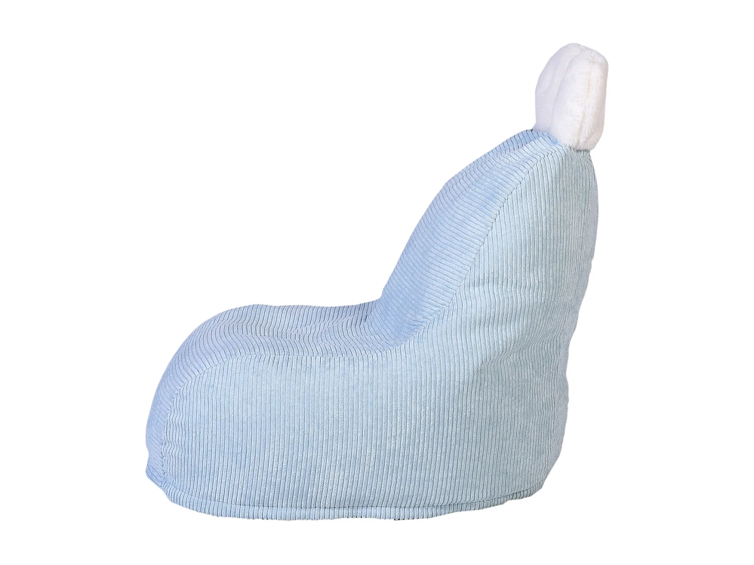 Fauteuil Poire Enfant Bleu Ted