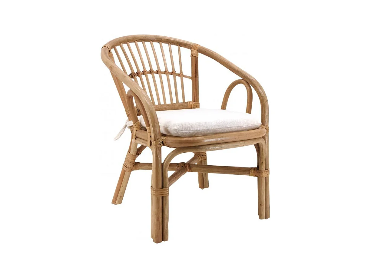 Fauteuil enfant en rotin Teo