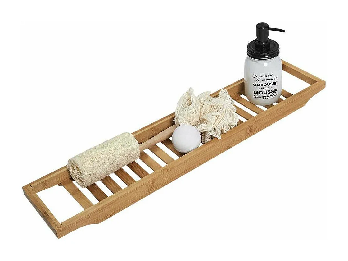 Plateau pour Baignoire "Bambou" 68cm Naturel