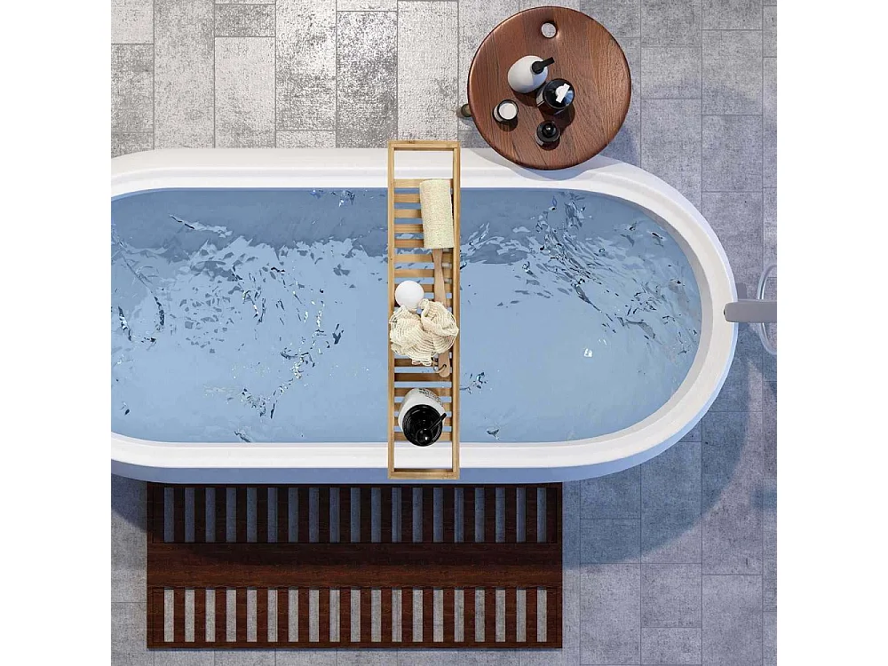 Plateau pour Baignoire "Bambou" 68cm Naturel