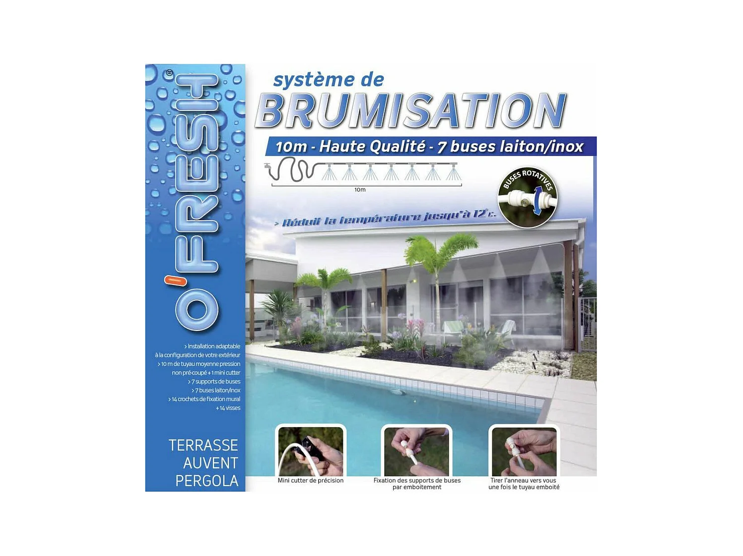 Hochwertiges Zerstäubersystem 10 m