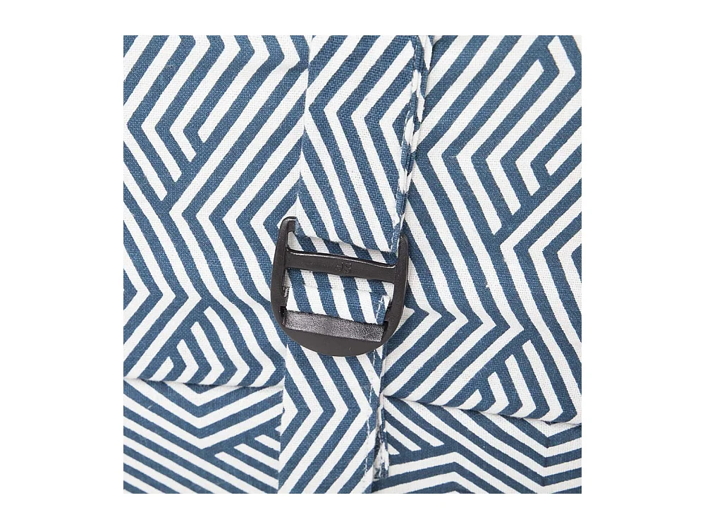 Chauffeuse en coton Chevron