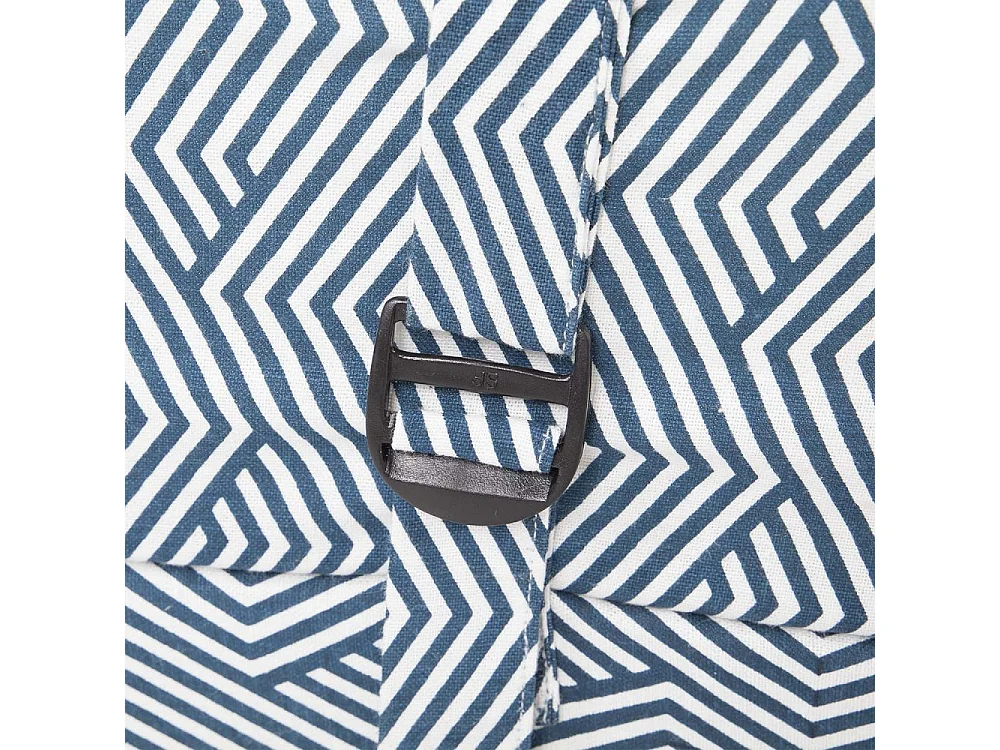 Chauffeuse en coton Chevron