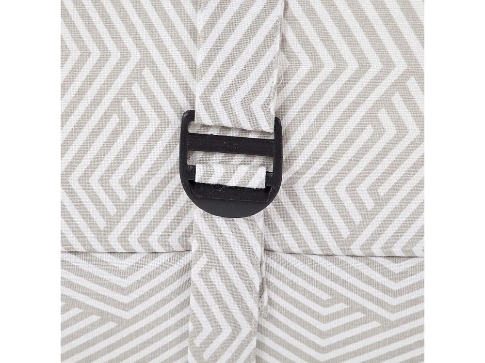 Chauffeuse en coton Chevron