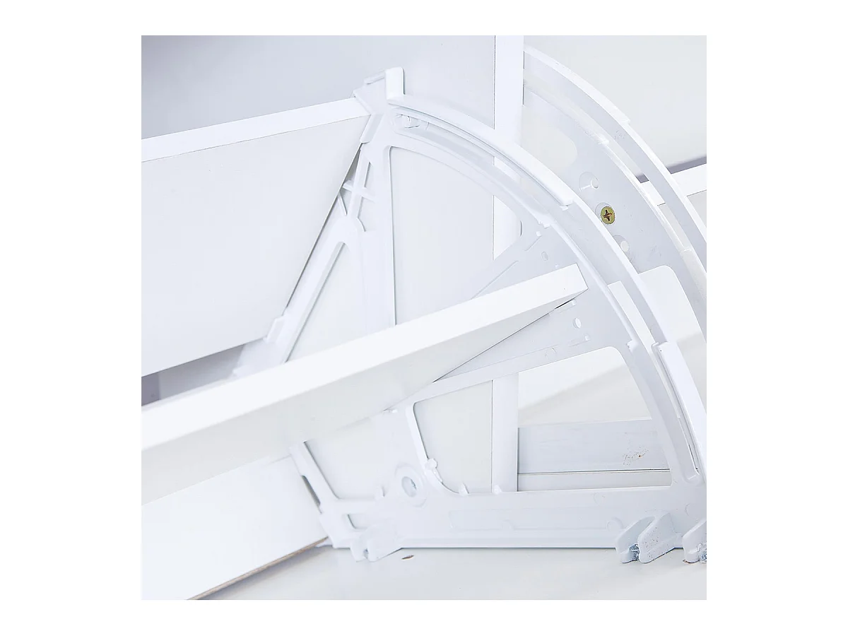 JENNY - Meuble à Chaussures Blanc 6 Compartiments